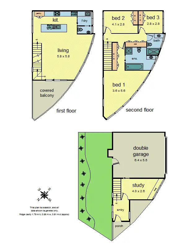 Floorplan of Homely townhouse listing, 5/134 Croydon Road, Croydon VIC 3136