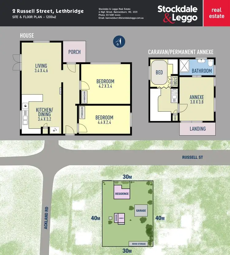 Floorplan of Homely house listing, 2 Russell Street, Lethbridge VIC 3332