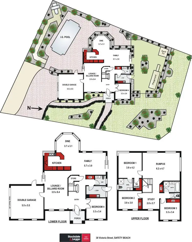 Floorplan of Homely house listing, 38 Victoria Street, Safety Beach VIC 3936
