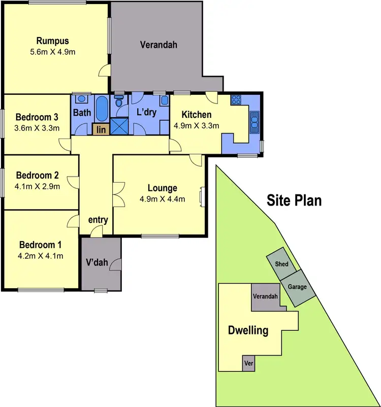 Floorplan of Homely house listing, 175 Rathcown Road, Reservoir VIC 3073
