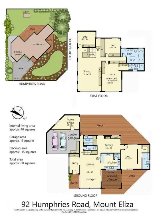 Floorplan of Homely house listing, 92 Humphries Road, Mount Eliza VIC 3930