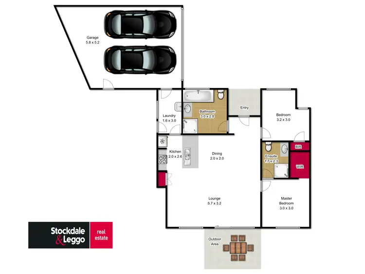 Floorplan of Homely house listing, 3/19 Bank Street, Traralgon VIC 3844