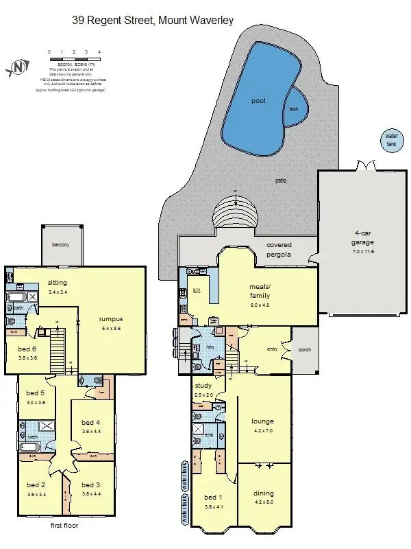 Floorplan of Homely house listing, 39 Regent Street, Mount Waverley VIC 3149