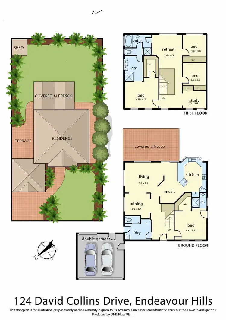 Floorplan of Homely land listing, 124 David Collins Drive, Endeavour Hills VIC 3802