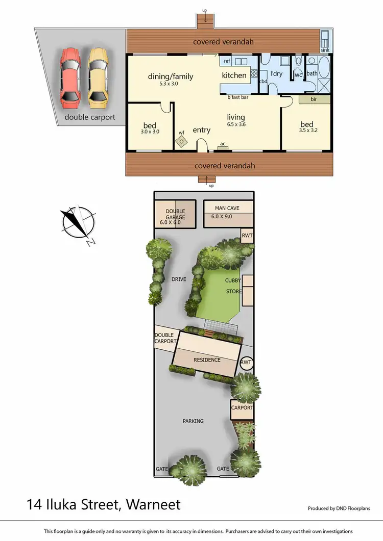 Floorplan of Homely house listing, 14 Iluka Street, Warneet VIC 3980