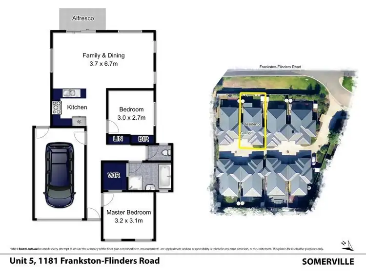Floorplan of Homely unit listing, 5/1181 Frankston-Flinders Road, Somerville VIC 3912