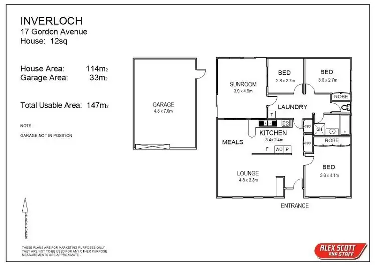 Floorplan of Homely house listing, 17 Gordon Avenue, Inverloch VIC 3996