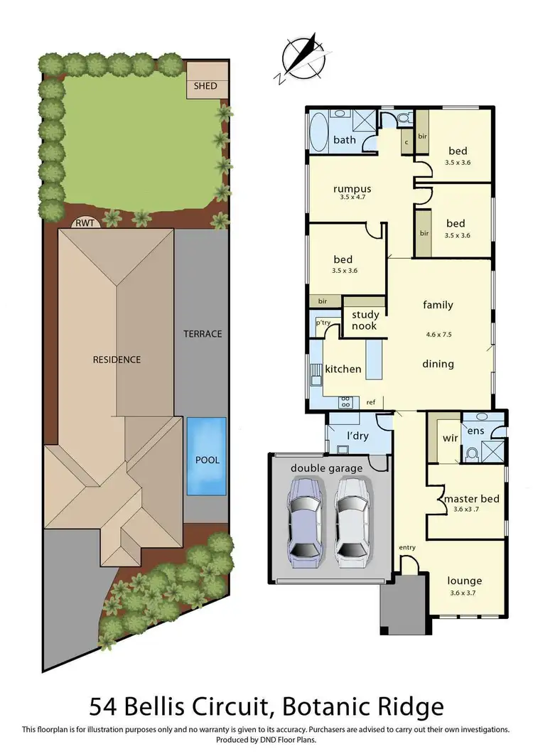 Floorplan of Homely land listing, 54 Bellis Circuit, Botanic Ridge VIC 3977