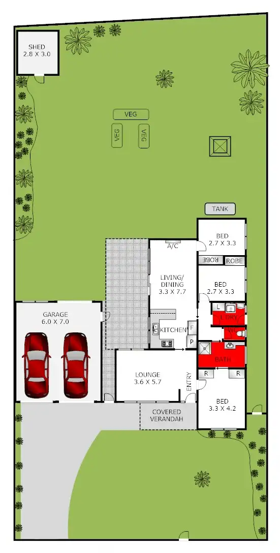 Floorplan of Homely house listing, 42 Church Street, Grovedale VIC 3216