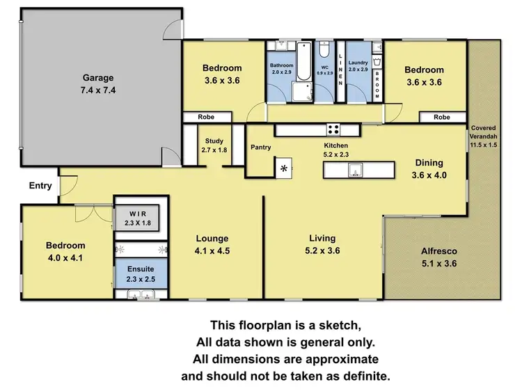 Floorplan of Homely house listing, 49 KATHERINE CIRCUIT, Cowes VIC 3922