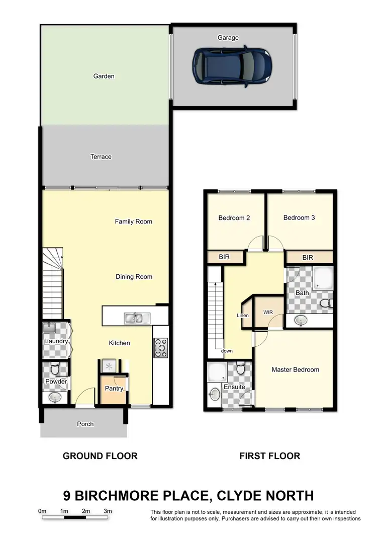 Floorplan of Homely townhouse listing, 9 Birchmore Place, Clyde North VIC 3978