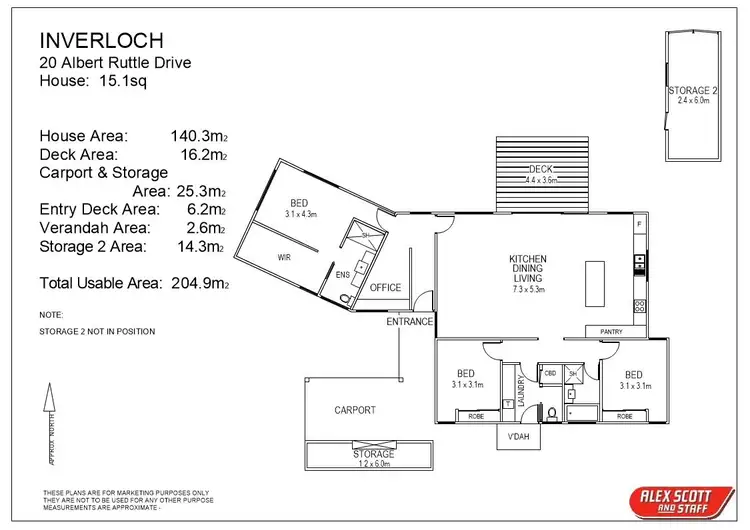 Floorplan of Homely house listing, 20 Albert Ruttle Drive, Inverloch VIC 3996
