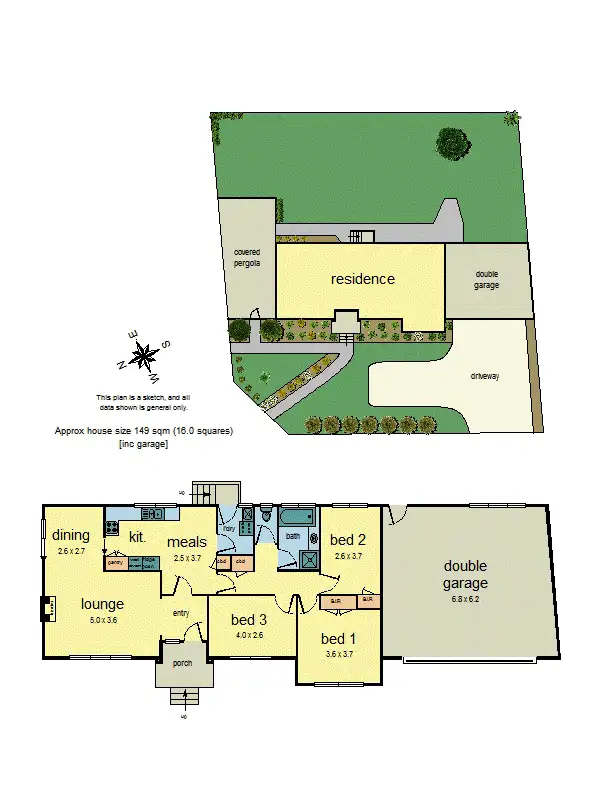 Floorplan of Homely house listing, 285 Scoresby Road, Boronia VIC 3155