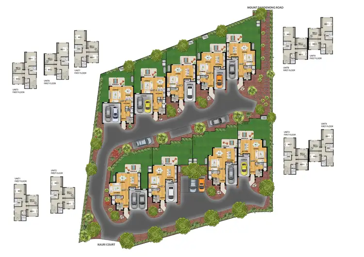 Floorplan of Homely unit listing, 1-9/8 Kauri Court, Croydon VIC 3136