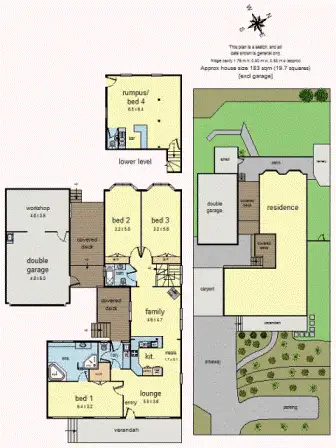 Floorplan of Homely house listing, 43 Sugarloaf Drive, Chirnside Park VIC 3116