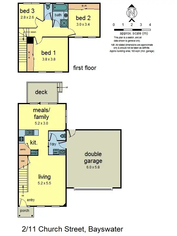 Floorplan of Homely house listing, 2/11 Church Street, Bayswater VIC 3153