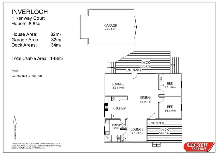 Floorplan of Homely house listing, 1 Kenway Court, Inverloch VIC 3996