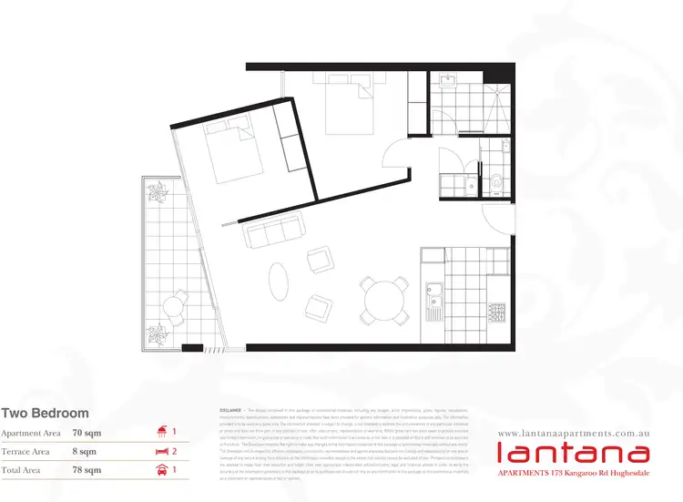 Floorplan of Homely apartment listing, 303/175 Kangaroo Road, Hughesdale VIC 3166