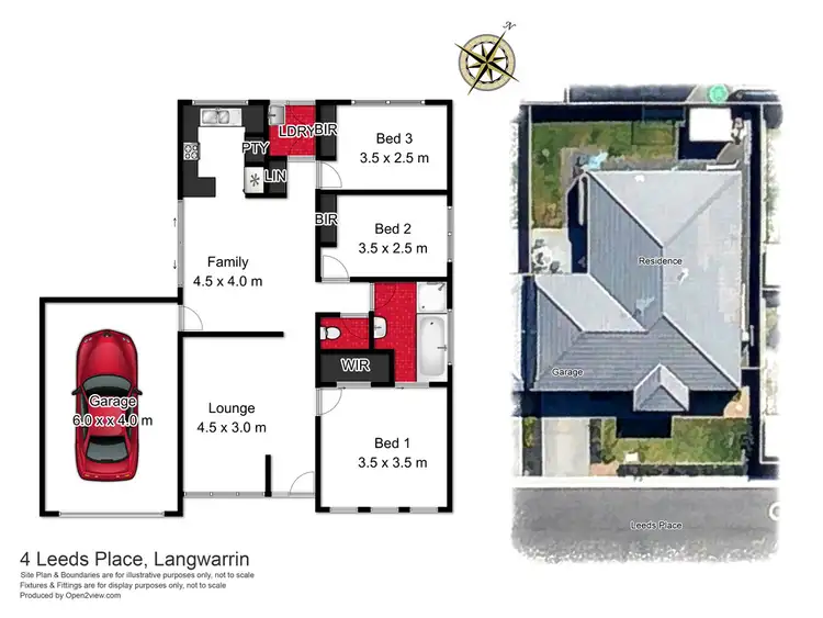 Floorplan of Homely unit listing, 4 Leeds Place, Langwarrin VIC 3910