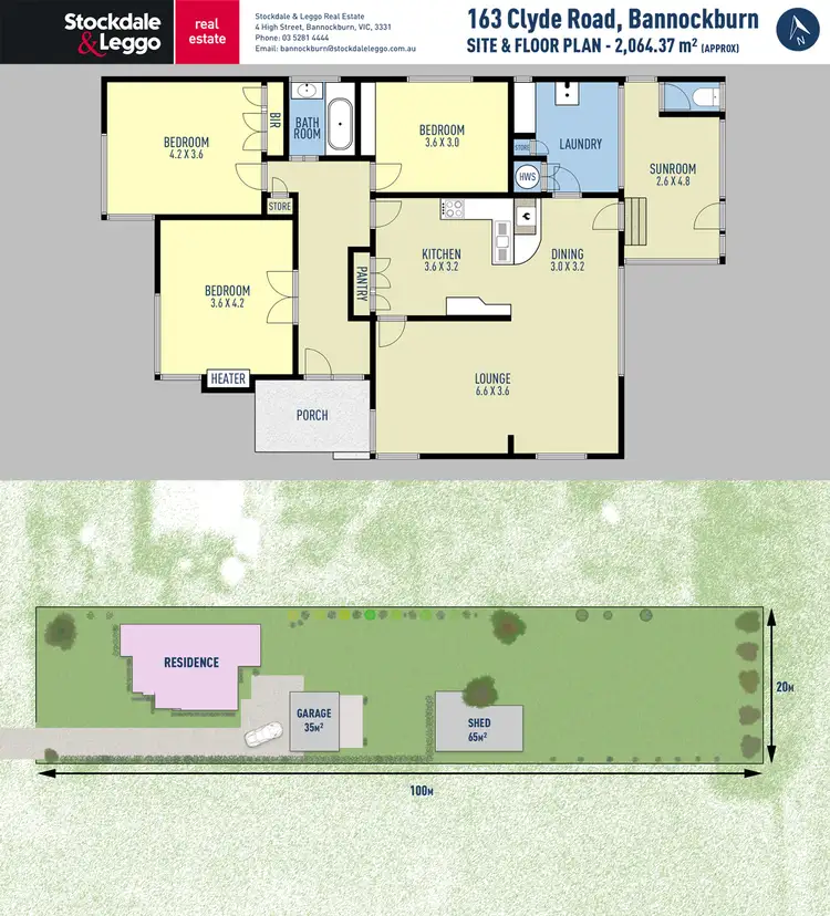 Floorplan of Homely house listing, 163 Clyde Road, Bannockburn VIC 3331