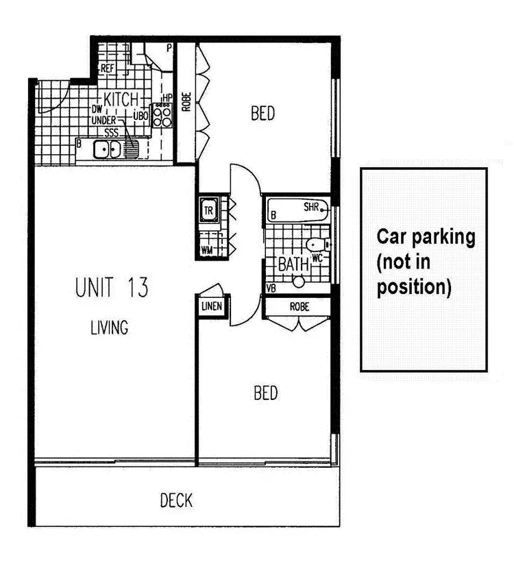 Floorplan of Homely apartment listing, 13/57 Homer Street, Moonee Ponds VIC 3039