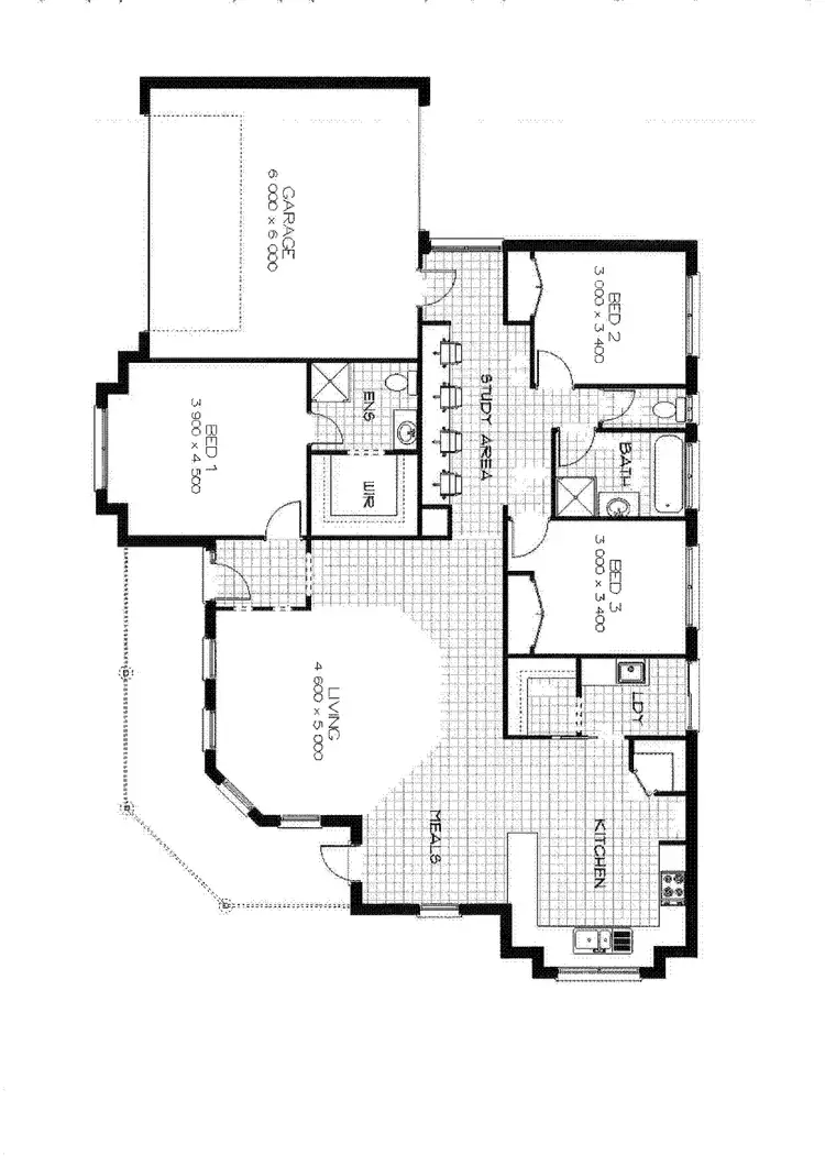 Floorplan of Homely house listing, 4 Brampton Avenue, Morwell VIC 3840