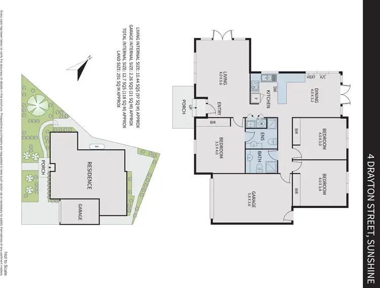 Floorplan of Homely unit listing, 4 Drayton Street, Sunshine VIC 3020