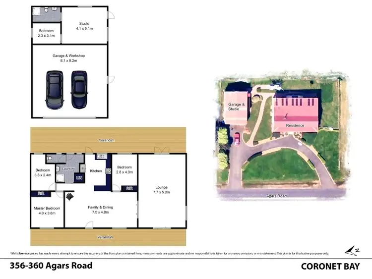 Floorplan of Homely house listing, 356 - 360 Agar Road, Coronet Bay VIC 3984