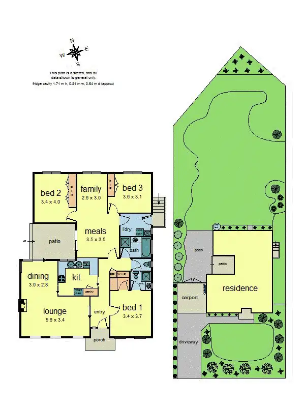Floorplan of Homely house listing, 13 Edenhope Street, Kilsyth VIC 3137
