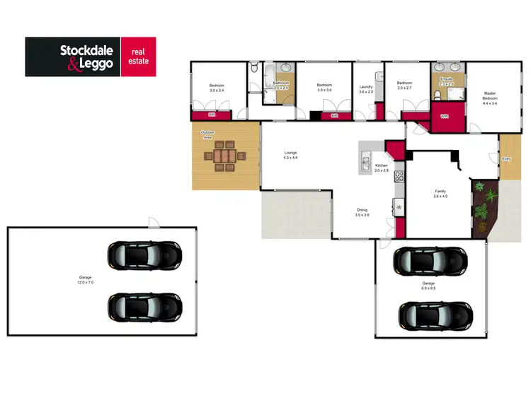 Floorplan of Homely house listing, 16 Graduate Place, Traralgon VIC 3844