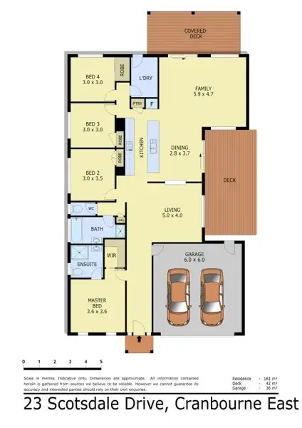Floorplan of Homely house listing, 23 Scotsdale Drive, Cranbourne East VIC 3977
