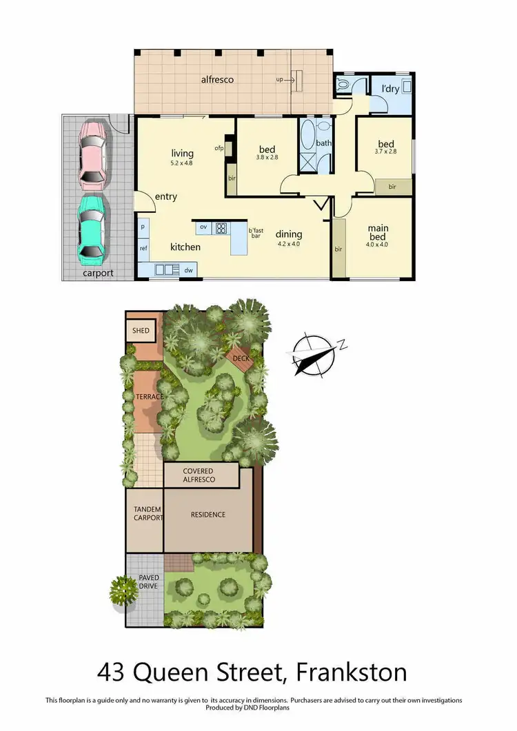 Floorplan of Homely house listing, 43 Queen Street, Frankston VIC 3199