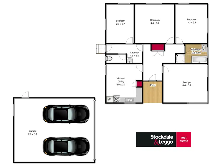 Floorplan of Homely house listing, 6 Victoria Street, Toongabbie VIC 3856