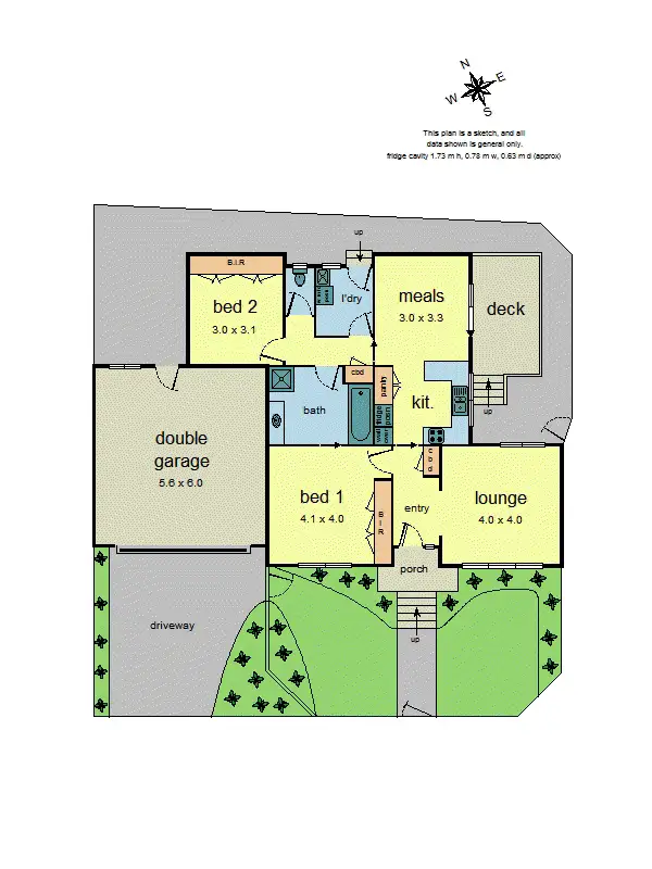 Floorplan of Homely unit listing, 1/21 Kitchener Road, Croydon VIC 3136
