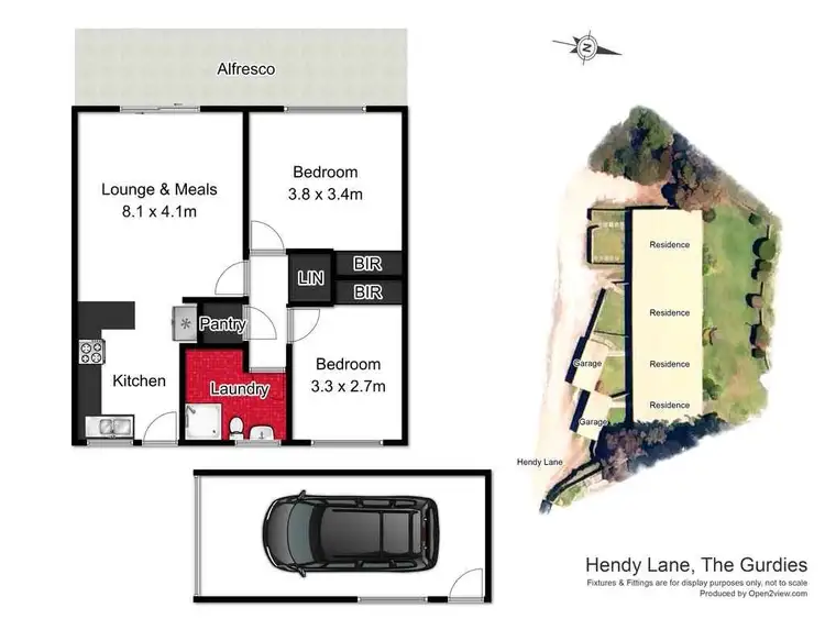 Floorplan of Homely house listing, 4 Hendy Lane, The Gurdies VIC 3984