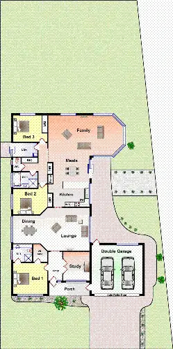 Floorplan of Homely house listing, 87 Palm Tree Drive, Safety Beach VIC 3936
