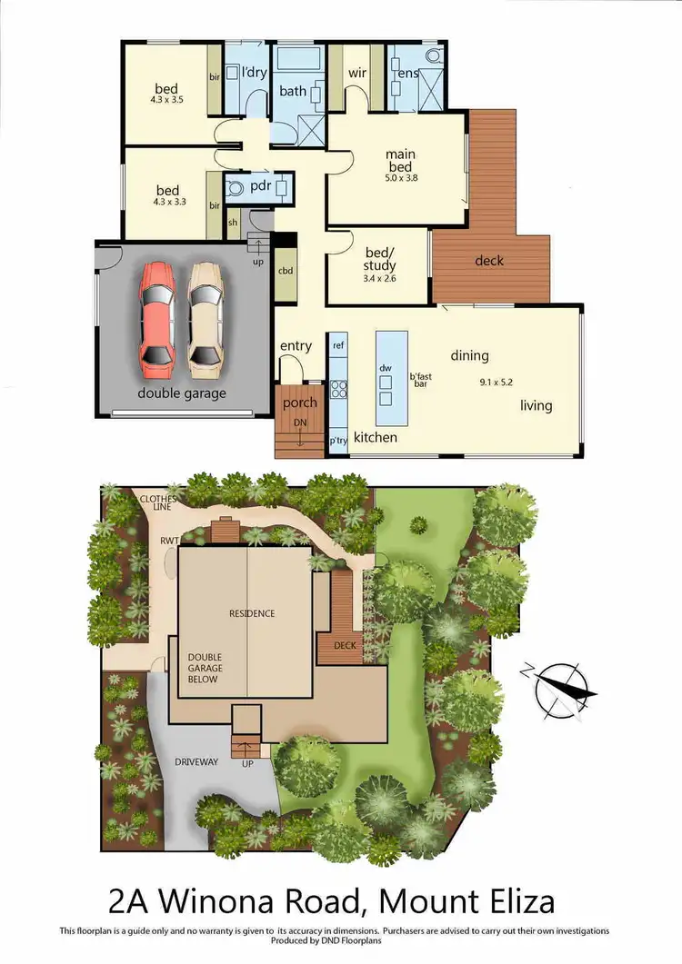 Floorplan of Homely house listing, 2A Winona Road, Mount Eliza VIC 3930