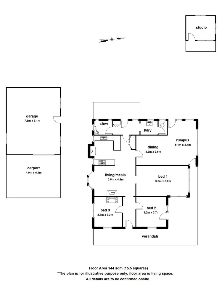 Floorplan of Homely house listing, 148 Wallace Parade, Healesville VIC 3777