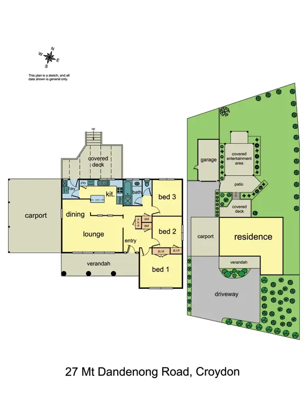 Floorplan of Homely house listing, 27 Mt Dandenong Road, Croydon VIC 3136