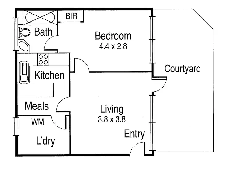 Floorplan of Homely house listing, 5/13 Ormond Rd, Ormond VIC 3204