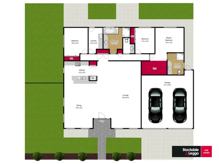 Floorplan of Homely house listing, 310 Franklin Street, Traralgon VIC 3844