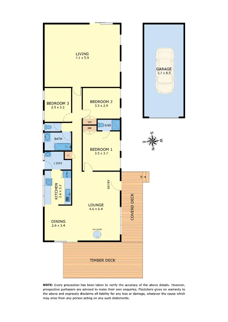 Floorplan of Homely house listing, 27 Sinclair Street, Blairgowrie VIC 3942