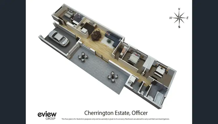 Floorplan of Homely house listing, 54 Pioneer Way, Officer VIC 3809