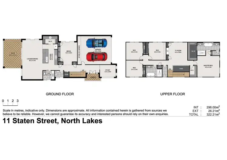 Floorplan of Homely house listing, 11 Staten Street, North Lakes QLD 4509