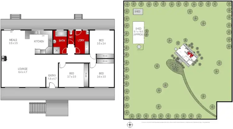 Floorplan of Homely house listing, 10 Milvi Court, Meredith VIC 3331