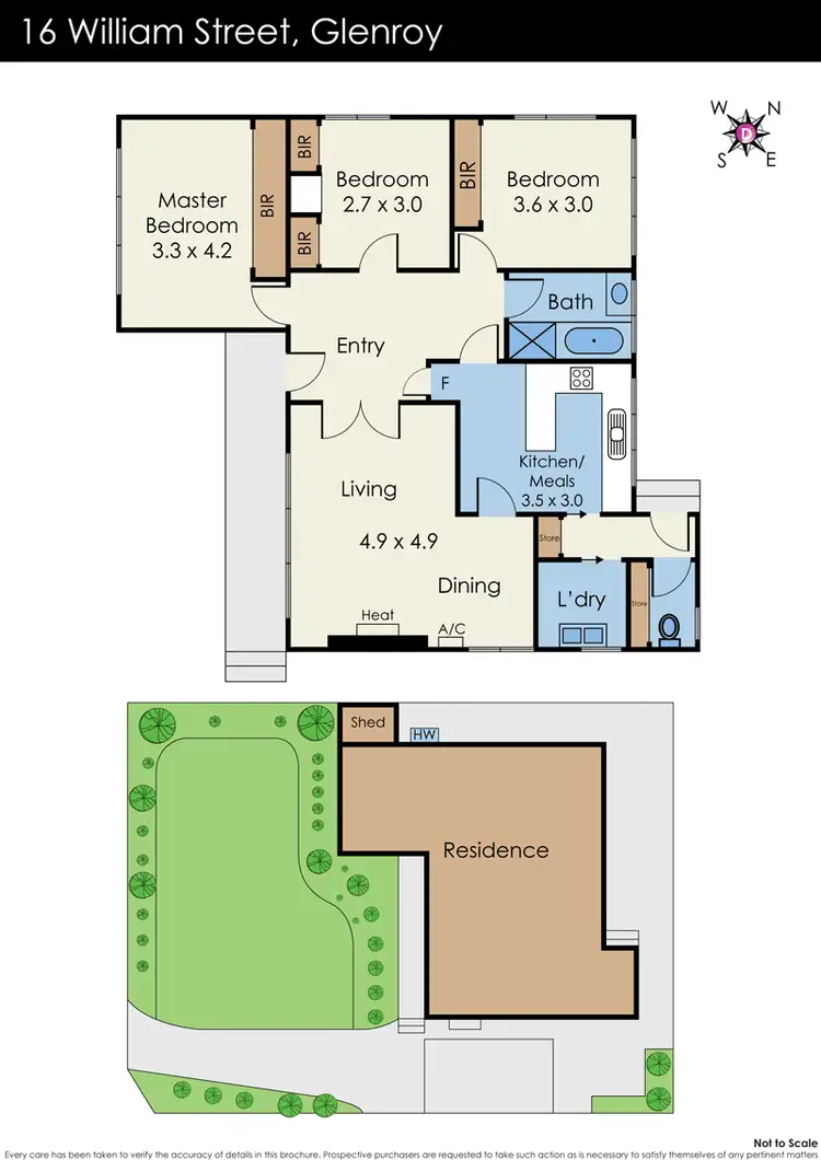 Floorplan of Homely house listing, 16 William Street, Glenroy VIC 3046