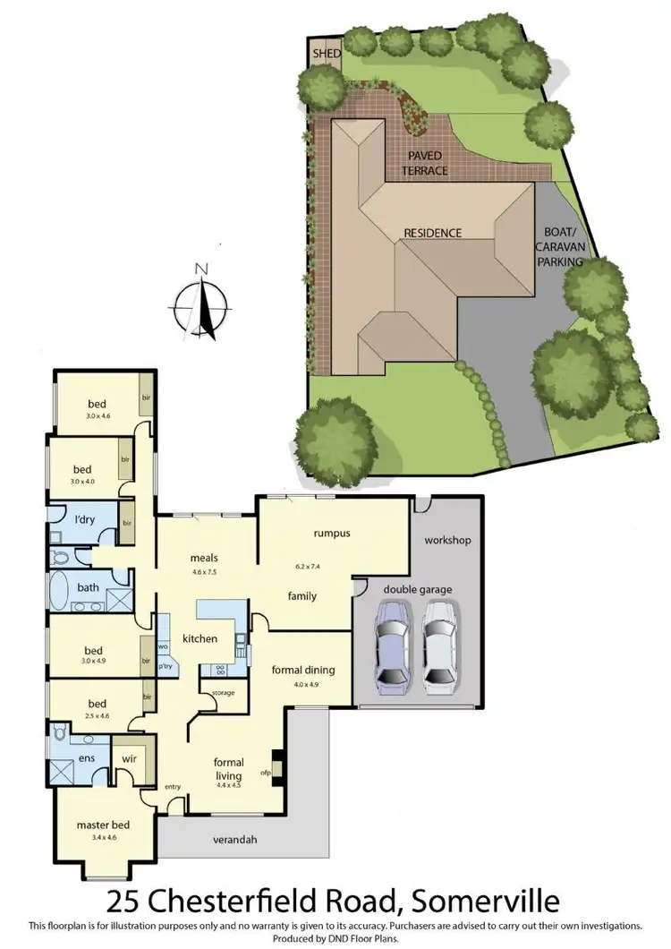 Floorplan of Homely house listing, 25 Chesterfield Road, Somerville VIC 3912