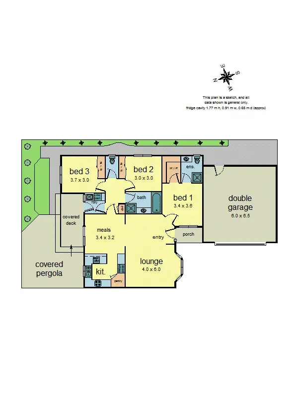Floorplan of Homely unit listing, 3/7 Jesmond Road, Croydon VIC 3136