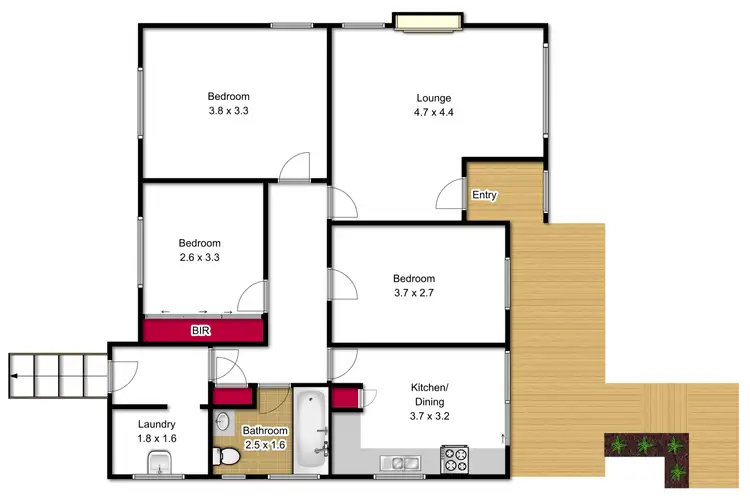 Floorplan of Homely house listing, 72 Churchill Road, Morwell VIC 3840