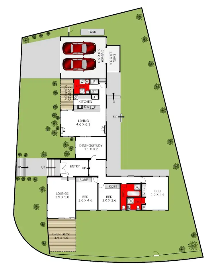 Floorplan of Homely house listing, 19 Coolabah Drive, Grovedale VIC 3216